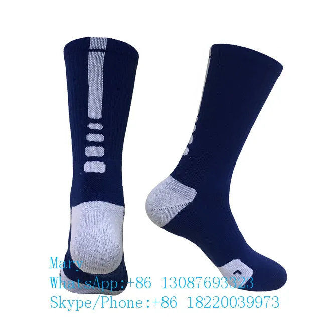 Running Hiking Athletic Cushion Socks Tennis Basketball Sport Mens Compression Socks