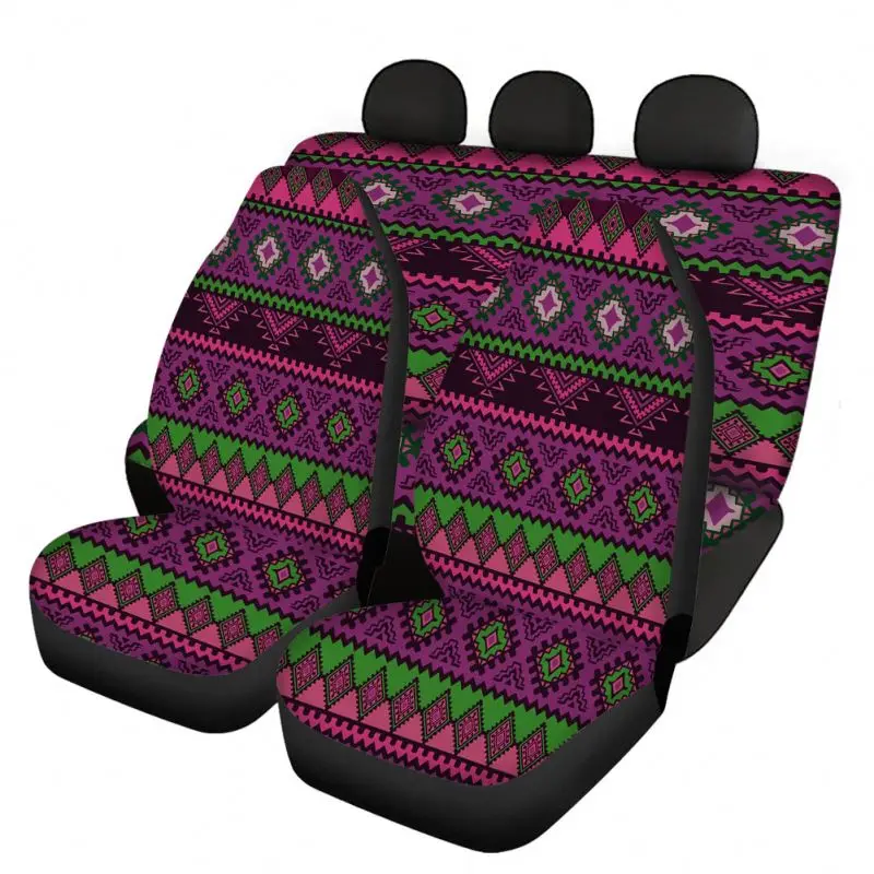 
Car Accessories Seat Covers Auto Seat Protector Car Accessories Fits For Suv Aztec Southwest Native American Printed Fancy Car 