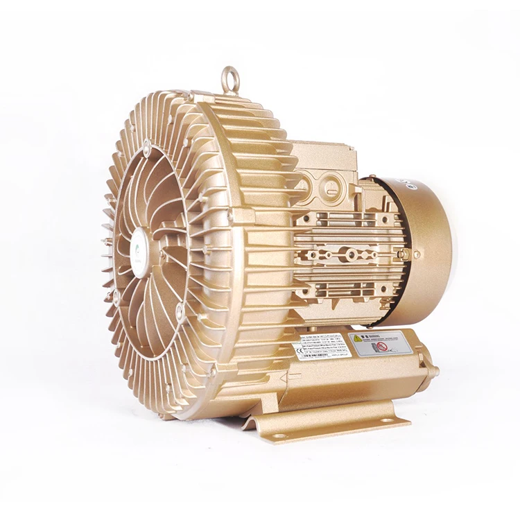 Professional Vacuum Cleaner Pump Powerful Side Channel Ring Air Blower For Dust Collector