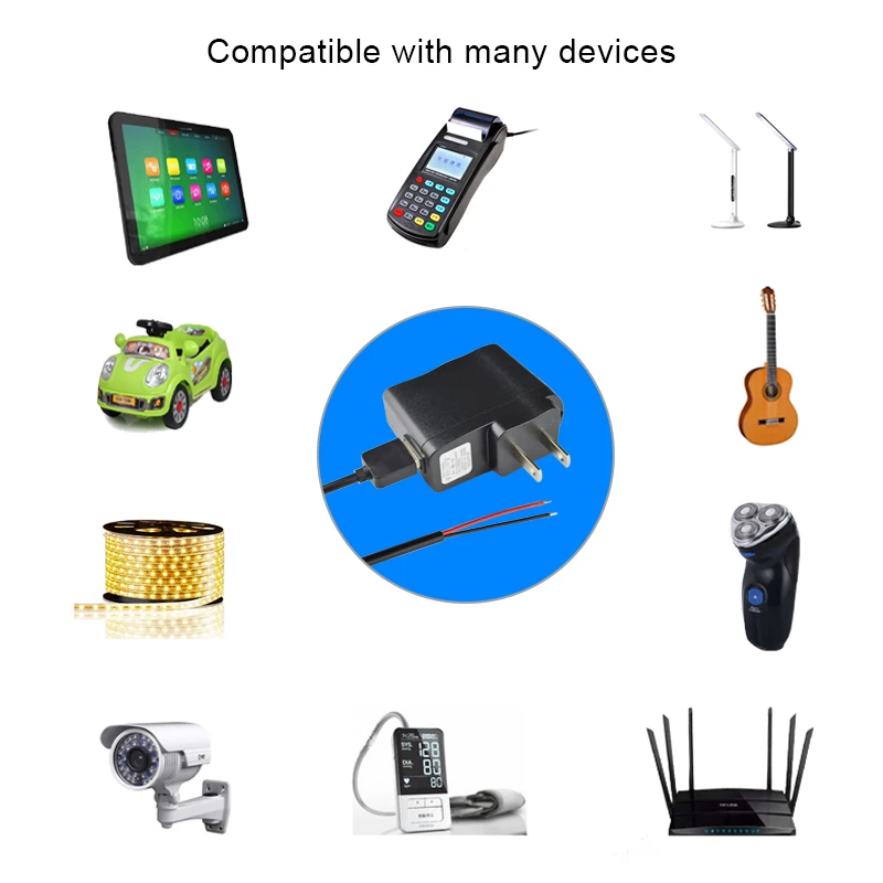 5V 0.8A 1A 1.2A Power Supply Adapter & Transformers Wall Charger Power Adapter & usb travel charger