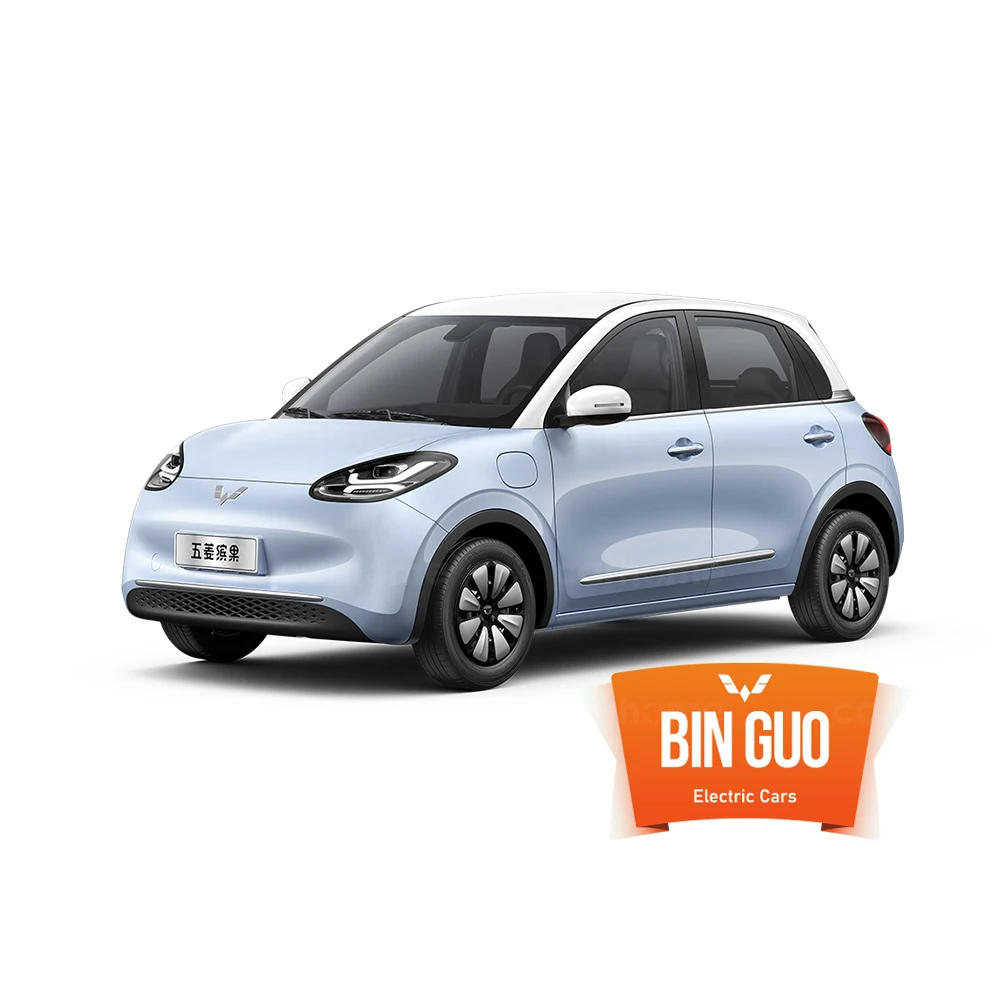 2024 Wuling Bingo Mini EV Electric Hatchback Car from China 4-Seater with Lithium Battery Left Steering