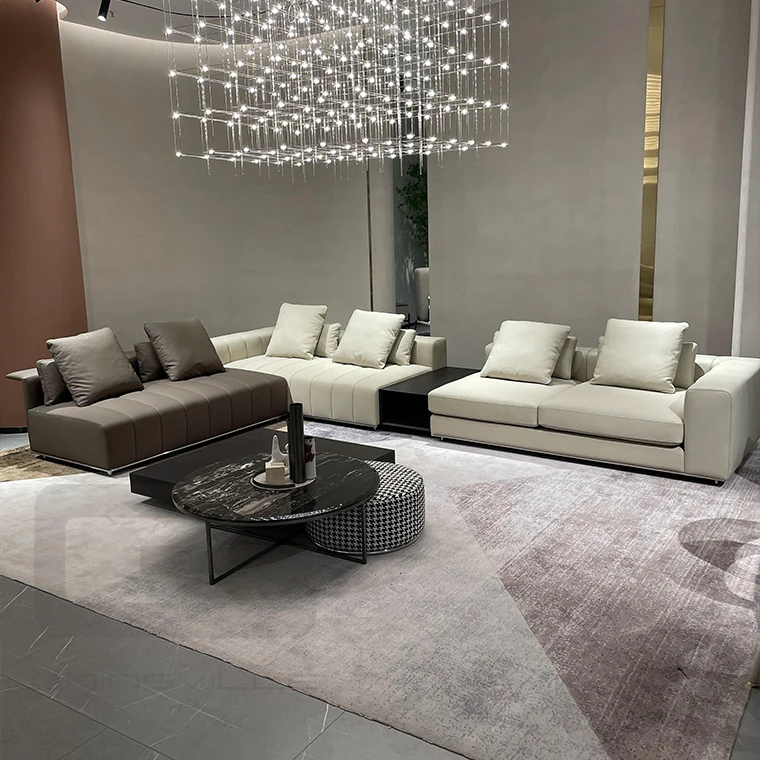 Modern Living Room Sofas 1-8 Seats Fabric Sofas Comfortable Living Room Furniture Set