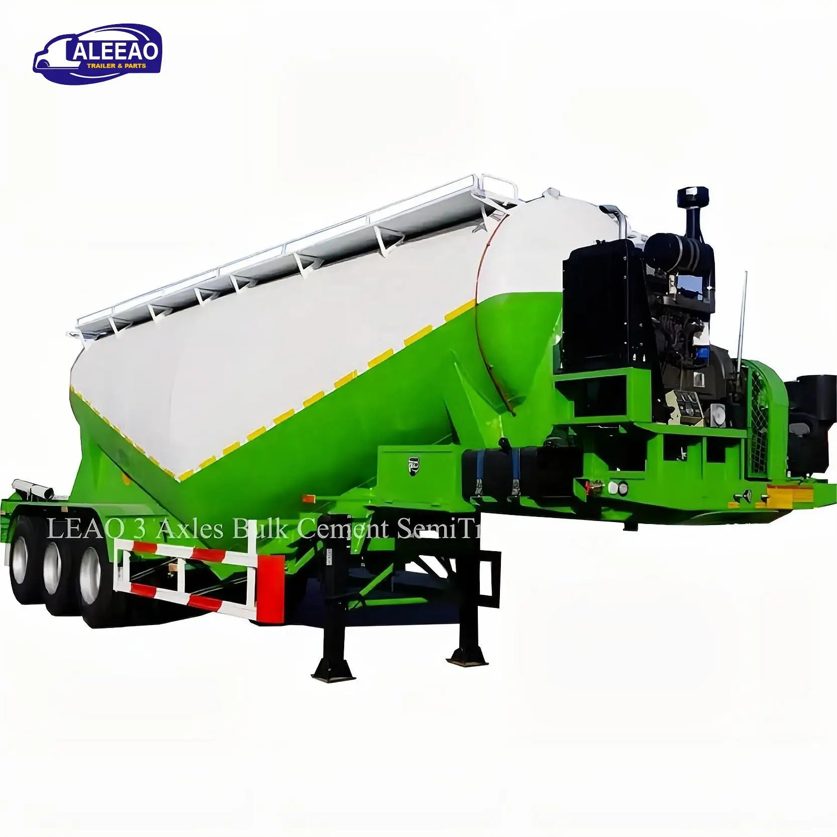 Factory Price 3axles 50cbm pneumatic dry bulk powder cement carrier semi trailer tanker truck for sale