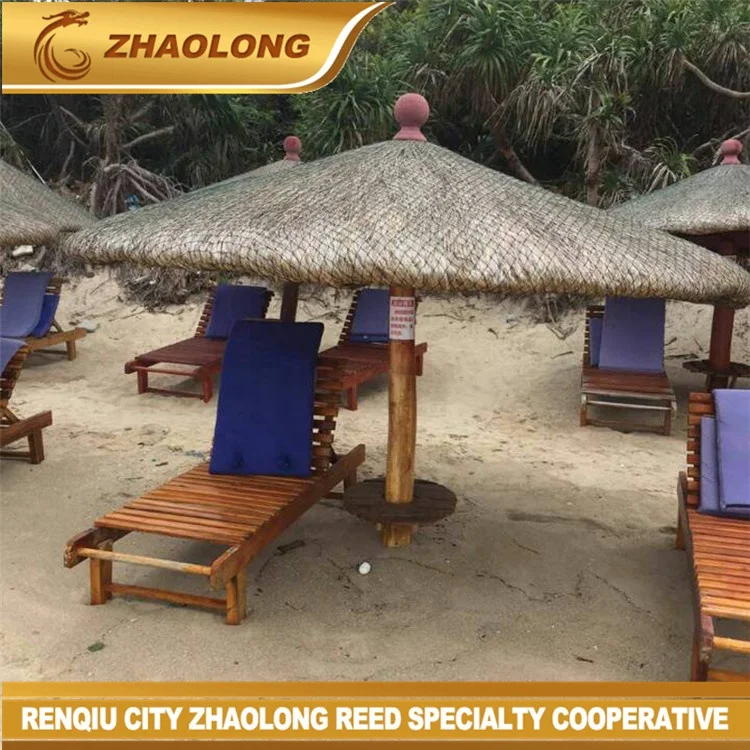 Direct factory wholesale reed thatch garden umbrella