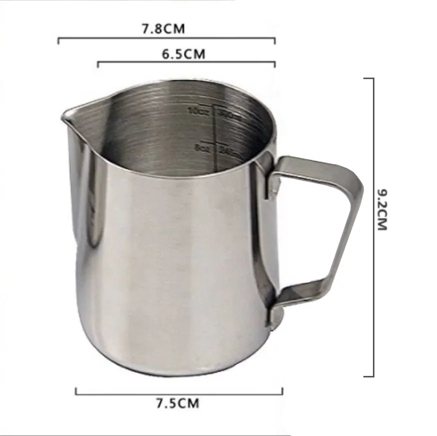 2023 Cappuccino Coffee Tools Water Kettle Barista Decor Ceram Milk Jug Froth Pitcher 600ml