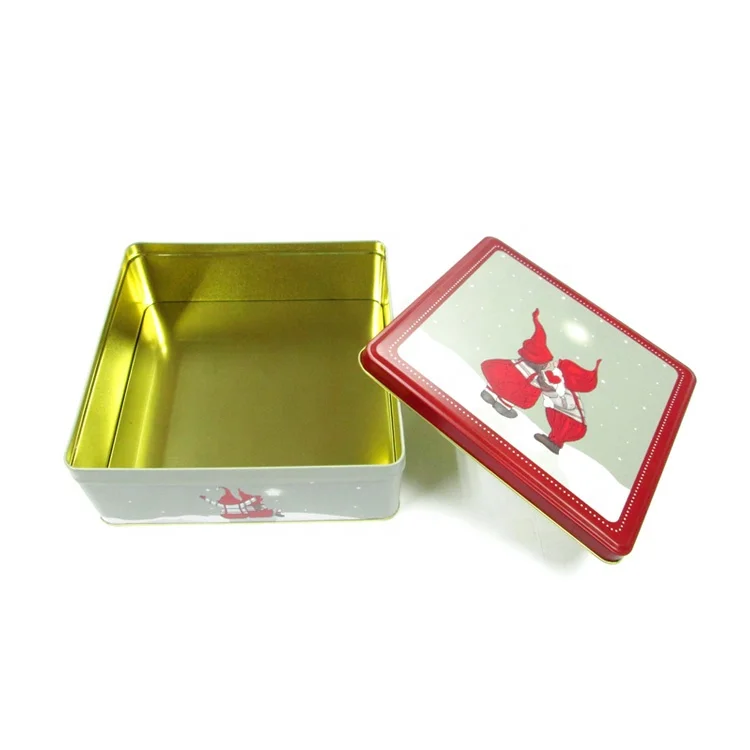 Специальная большая жестяная коробка Panettone для пищевых продуктов каждая в полиэтиленовом пакете соответствующее количество экспортную картонную коробку. Жестяное