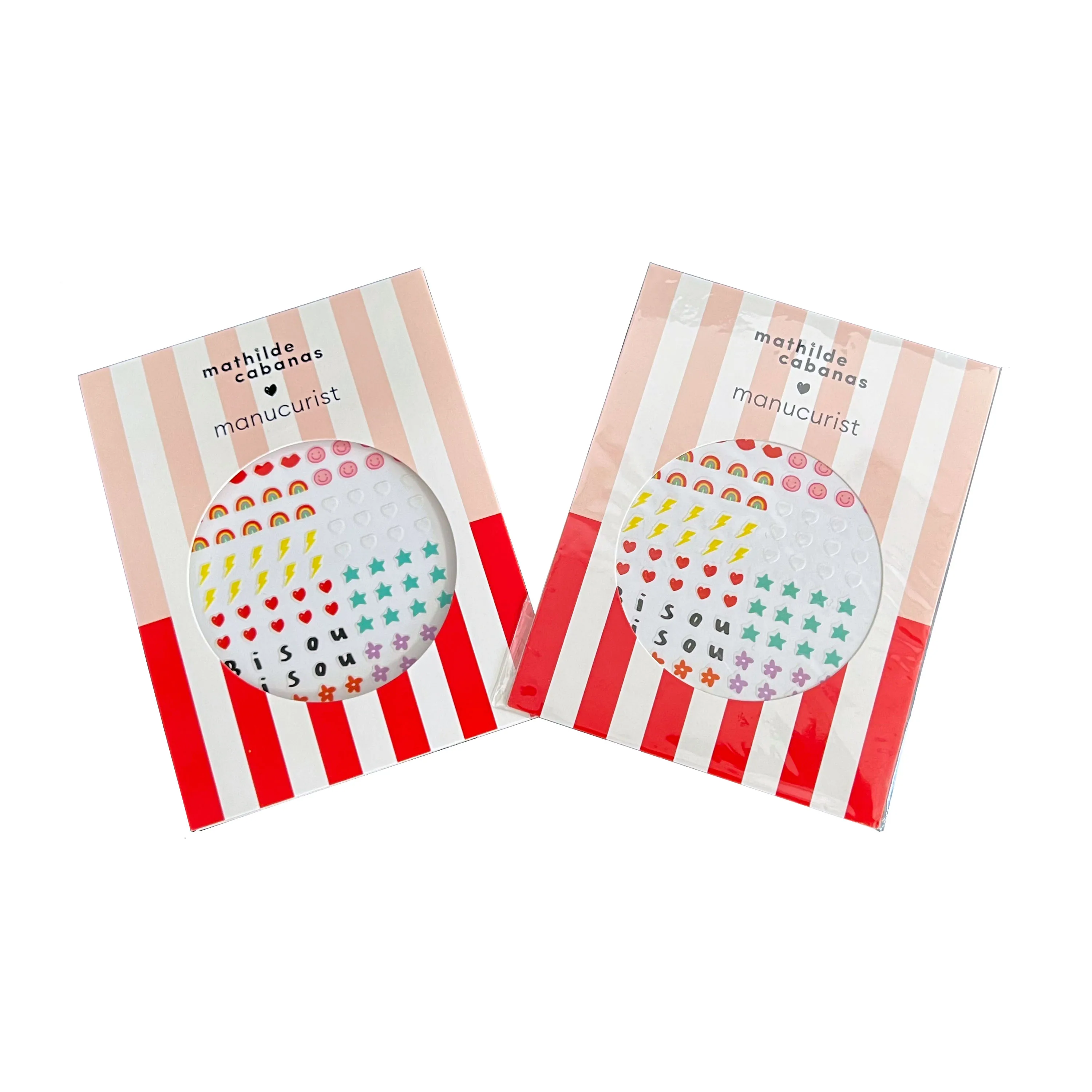 Custom colorful 2D/3D cartoon nail art stickers nail for kids