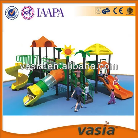 Небольшая пластиковая детская горка и качели Игровой Набор (VS3-712)