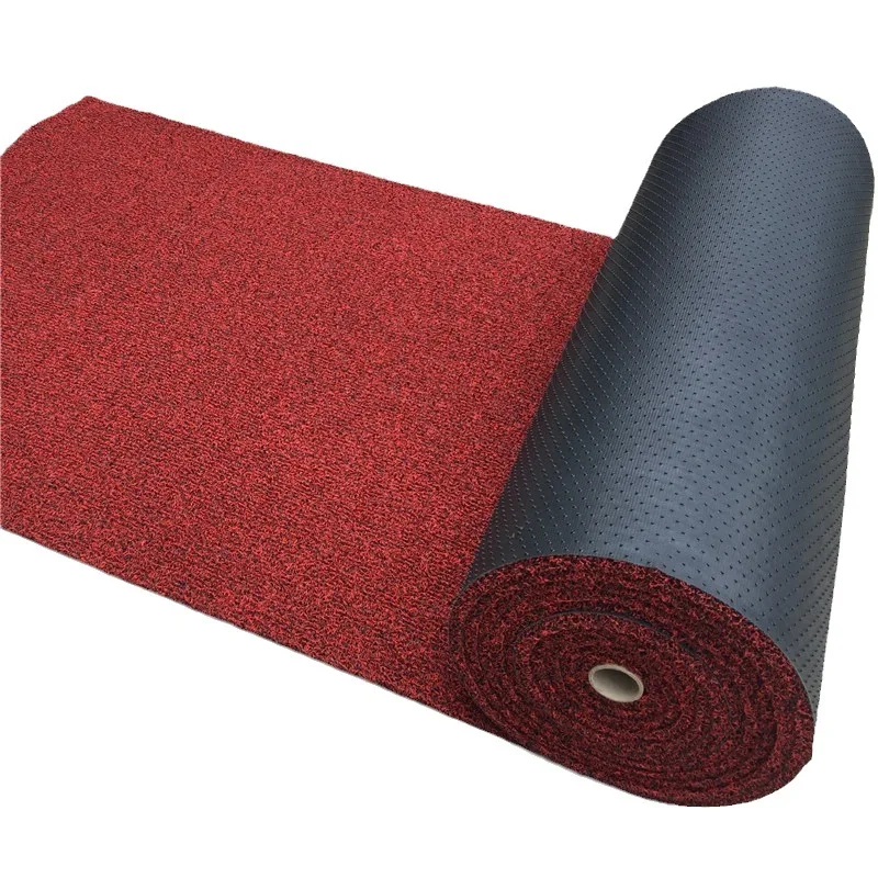 Hot sell spike backing PVC coil car mat / PVC car floor mat roll