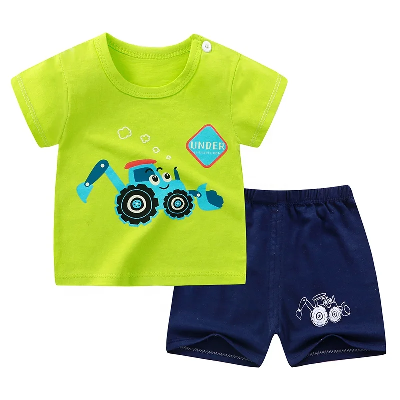 
Baby Clothes Toddler Clothes Boys Girls Clothes Sets Short Sleeves Clothing Set 