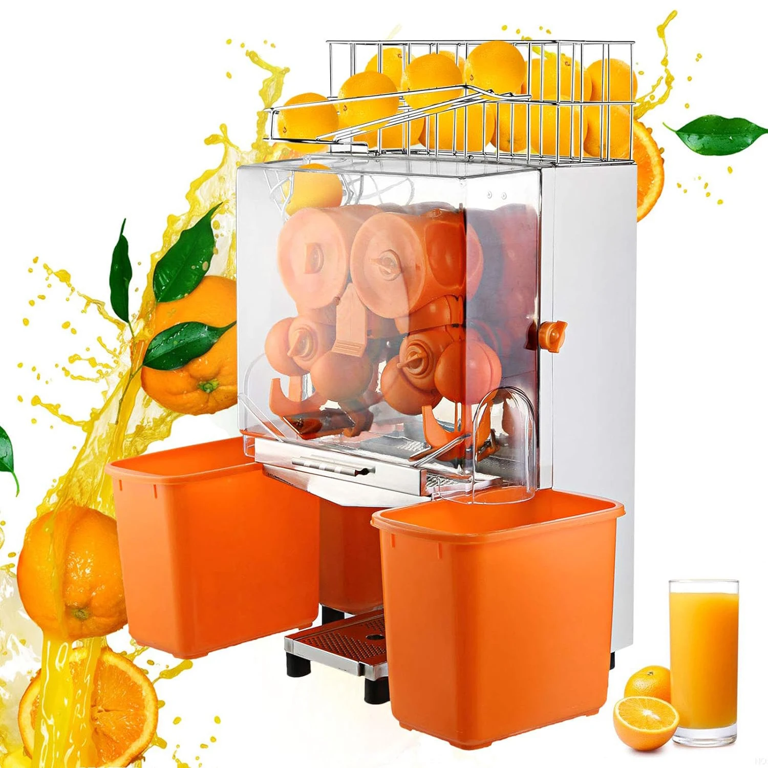 Electric automatic CE certificated industrial professional commercial high quality fresh orange juicer