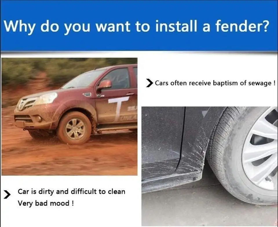 Car Mudflaps For TOYOTA LAND CRUISER LC300 2021-UP Mud Guards Flap Auto Accessories Pickup Splash Fender Flares PP Mudguard.