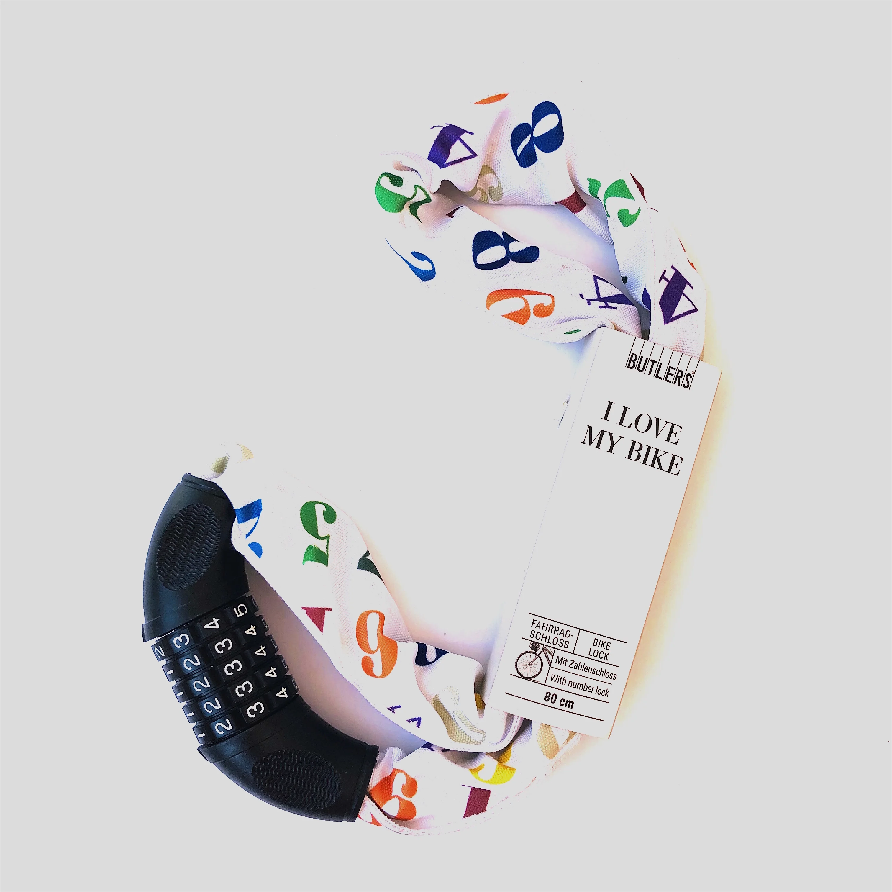 Modern design bicycle accessories anti-theft theft bicycle chain lock small portable bicycle lock