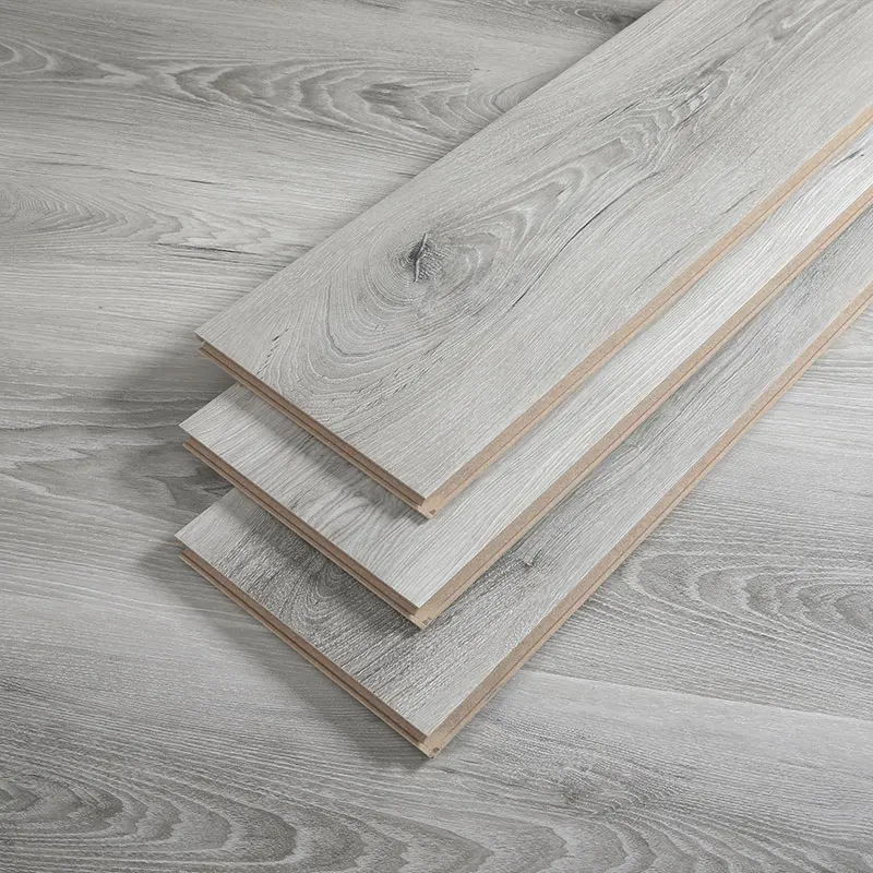 9mm 10mm 11mm 12mm SPC Teak Oak Parquet Hard Solid Wood Laminate Flooring