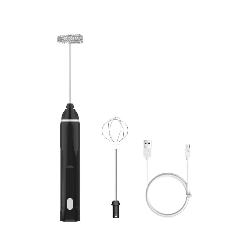 Portable Handheld electric Mixer Milk Frother Egg Beater Food Whisk Stirrer USB Rechargeable Hand Blender