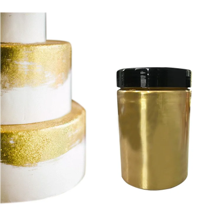 Wholesale Bulk Spray Food Grade Mica 15g Bottle All Natural Cockta Drink 24k Gold Dust Edible Glitter Cake Decoration Powder