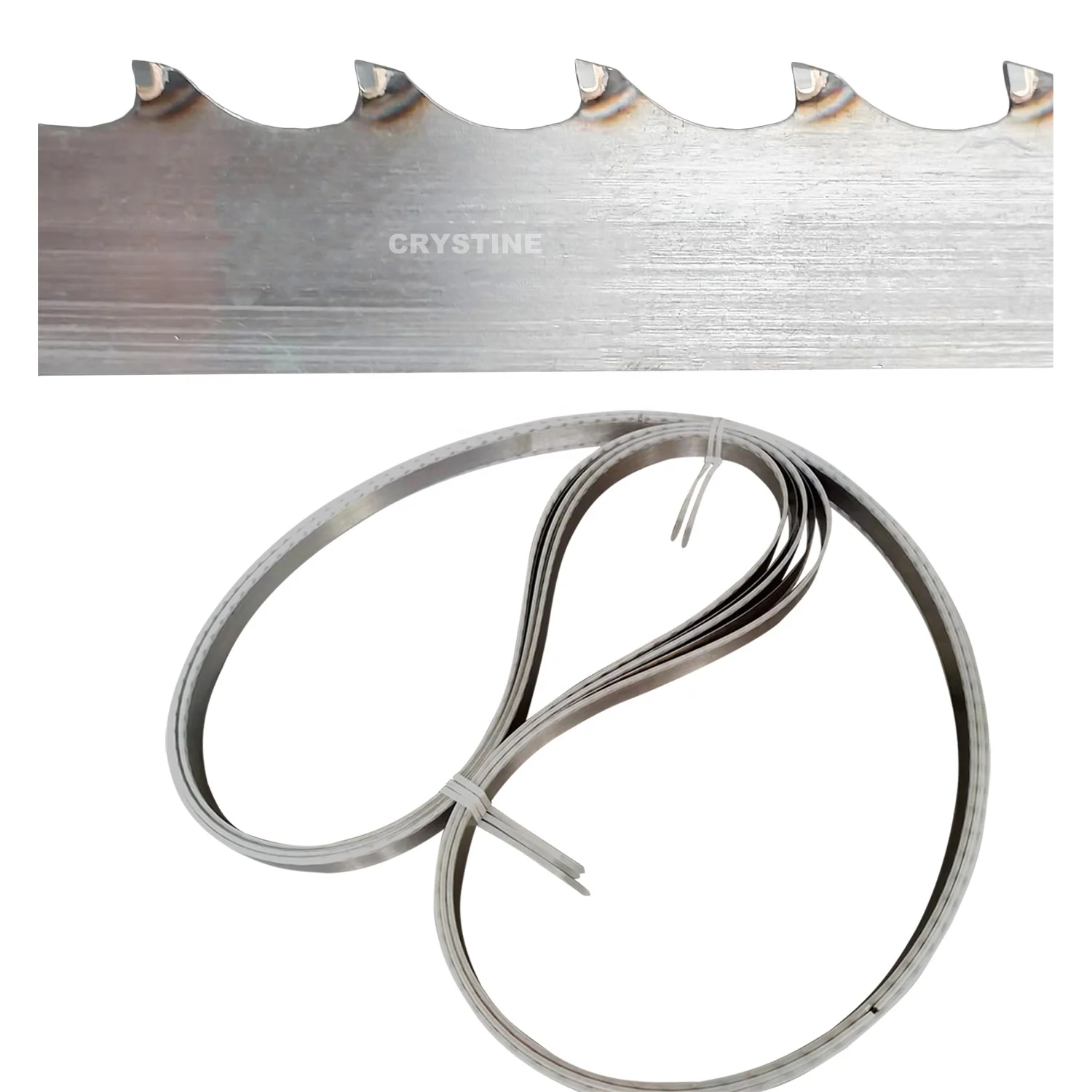 Smooth Cutting 144 x 1.25 Bandsaw Blade Welded Sawmill Carbide Tip Wood Band Saw Blade For Hard Wood