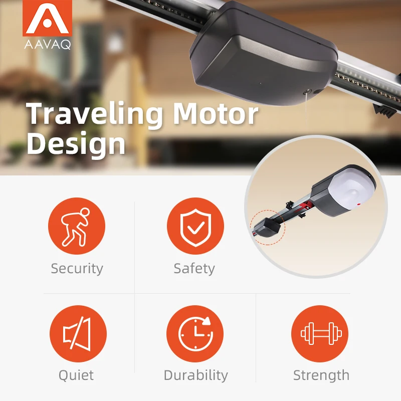 AAVAQ S/SX Series Conductible Chain Travel Motor Drive Garage Door Opener