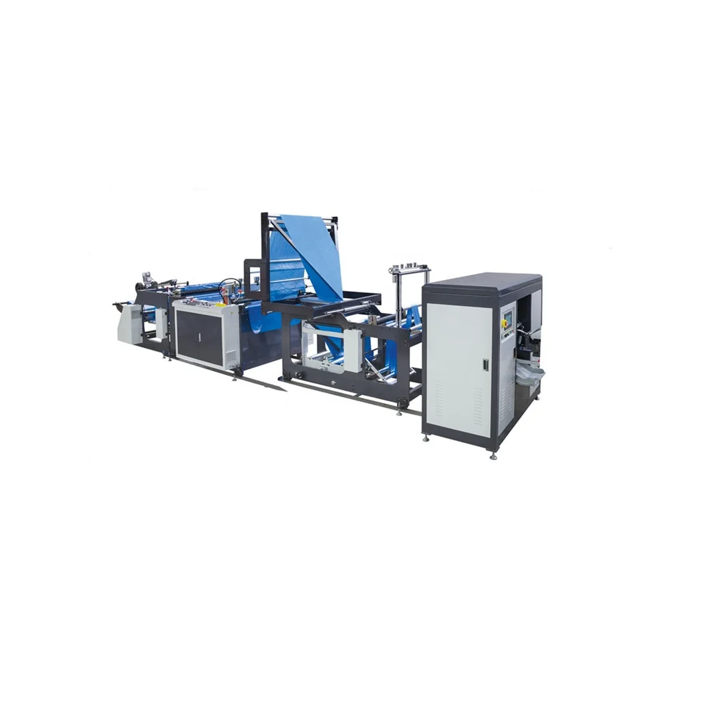 
automatic single line garbage plastic hdpe ldpe biodegradable bag roll making machine 