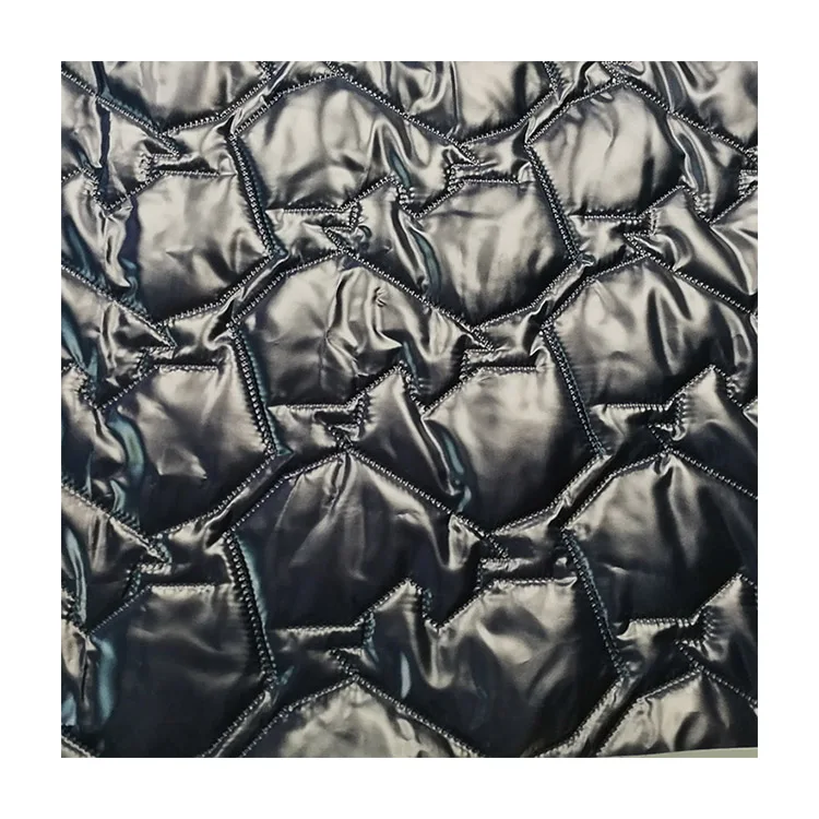 СТЕГАНАЯ ЗИМНЯЯ ткань из 100% полиэстера для курток пальто