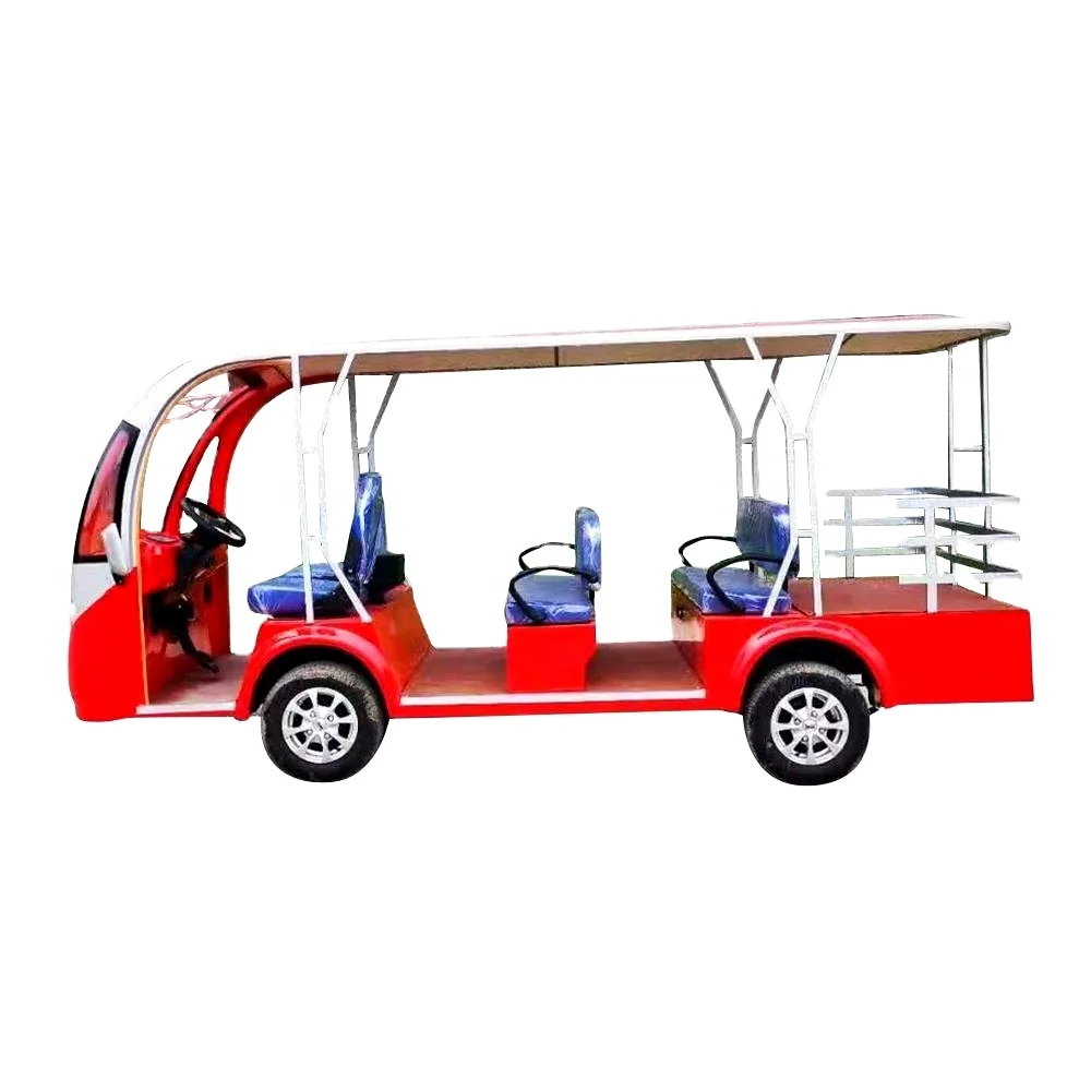 Beemotor Manufacturer Shuttle Bus Nature Park 72V Electric Sightseeing Car Sightseeing Bus