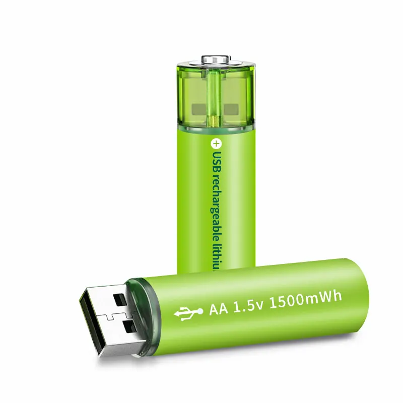 Высококачественные AA перезаряжаемые батареи 1 5 в USB литиевая перезаряжаемая батарея 2200 мАч Ni-MH обеспечивает OEM ODM