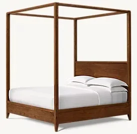 High Quality  Customize Luxury Bedroom Modern Style Furniture Queen Canopy Bed Frame