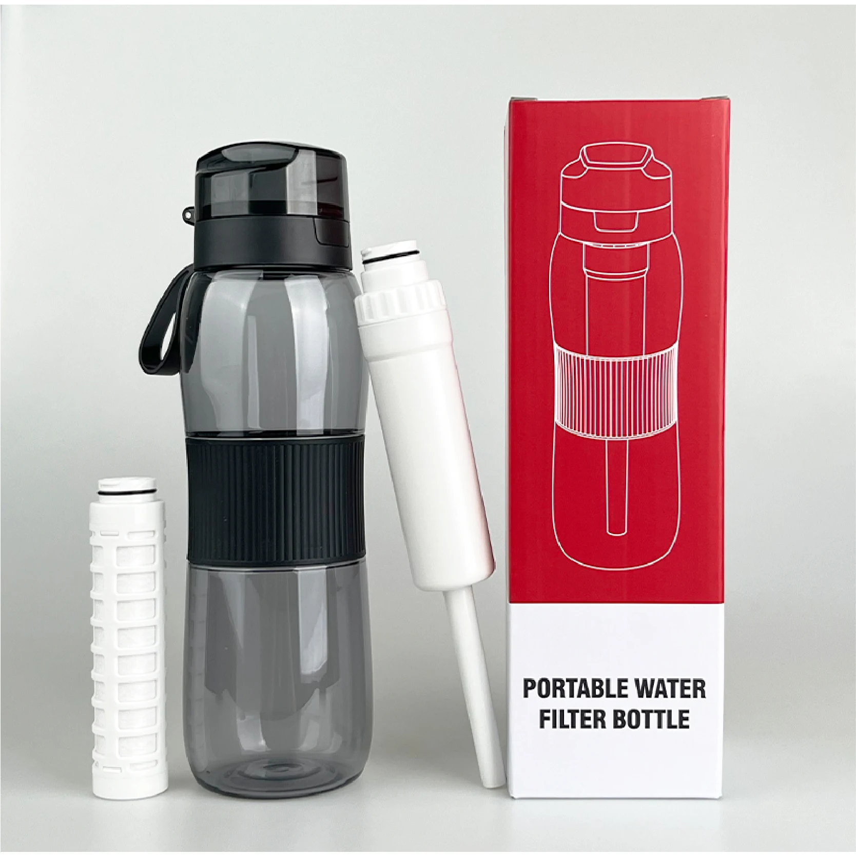 FDA approval plastic bottles  handy water bottle water filter