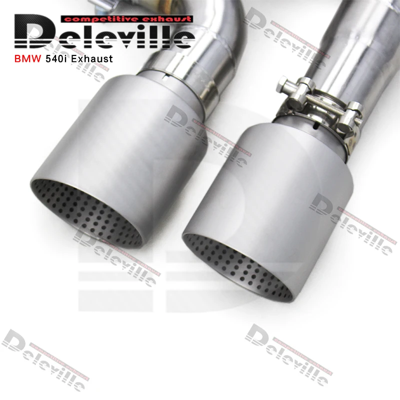 OEM Catback Exhaust For BMW 540/540i G30/G38 3.0T B58 2018-2023 Stainless Steel Exhaust Catback Muffler Valve