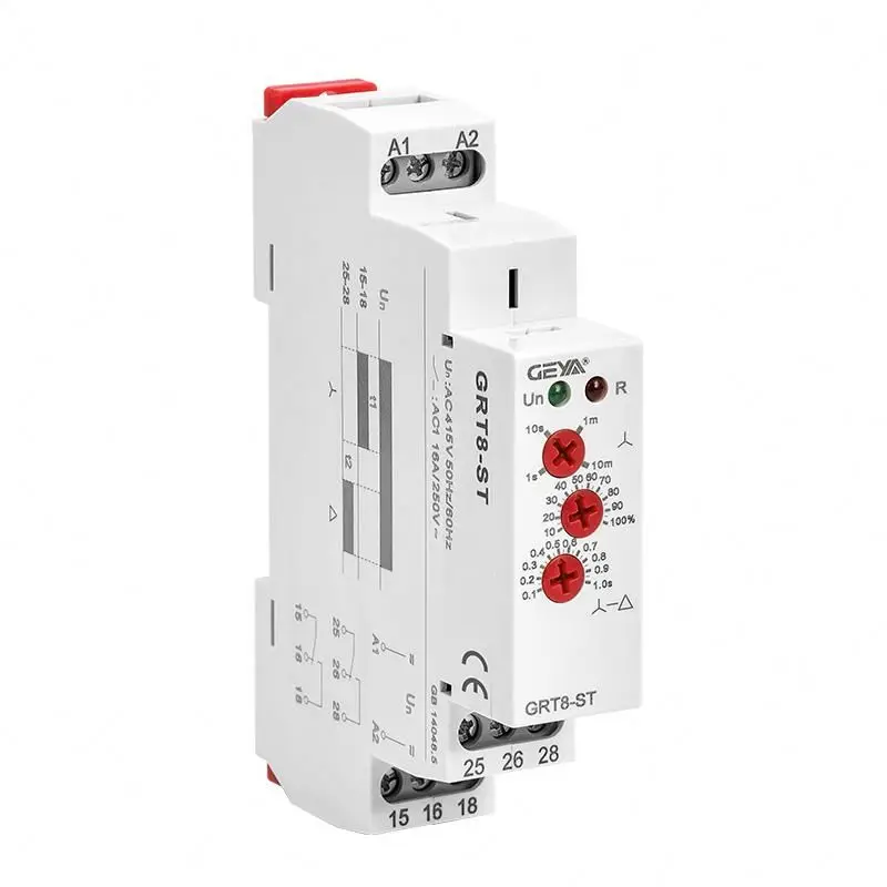 GRT8-ST star delta timer relay