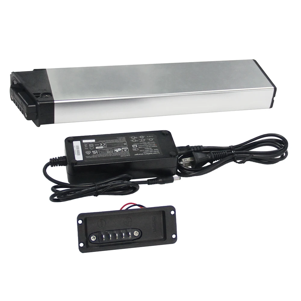 Customized Silver Fish 36v 48v 20ah Battery Electric Bike 500w 1000w For Electric Bike