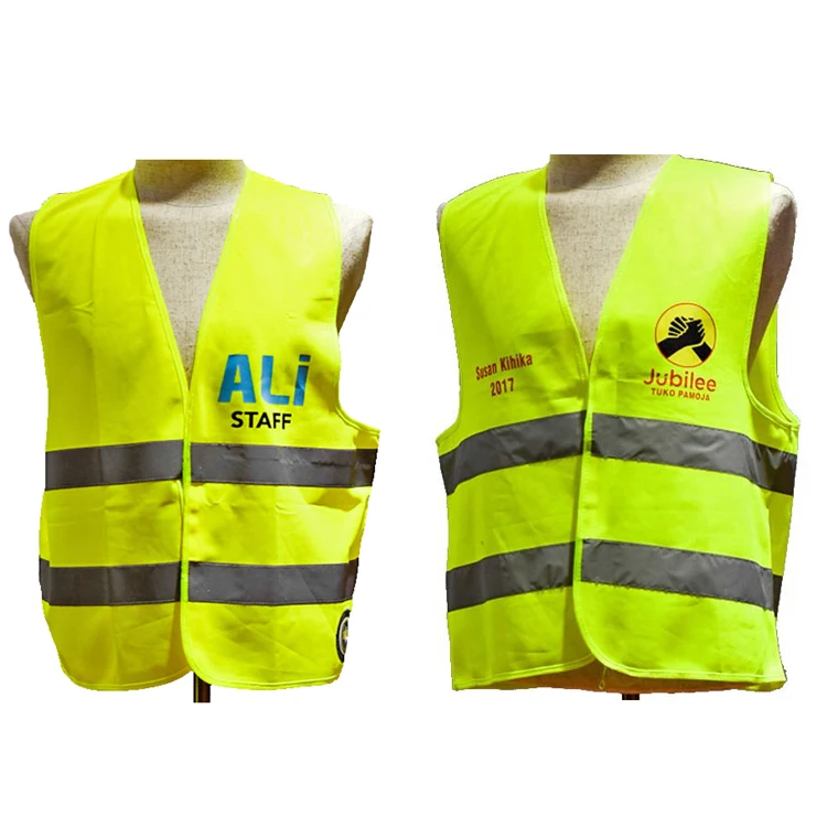 cheap Kenya campaign election vest for sale custom logo safety reflector jackets shirt with reflective
