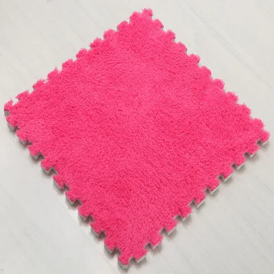 30*30cm Room Plush Soft Climbing Mat Splicing Carpets EVA Foam DIY Puzzle Mat Children Baby Play Mats
