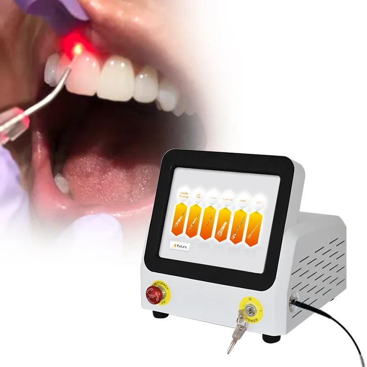 Diodo laser dental soft tissue laser machine 980nm diode dental laser therapy teeth whitening device