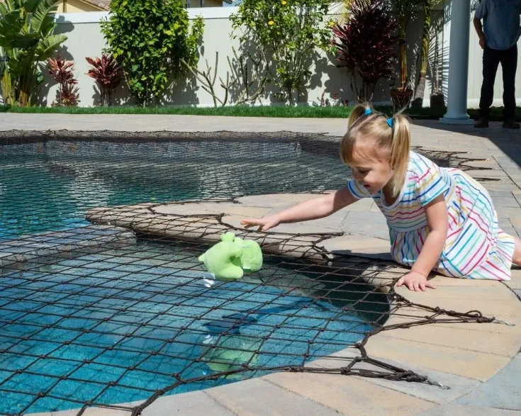 pool safety net pulls swimming pool solid cover safety net cover safety netting for kids