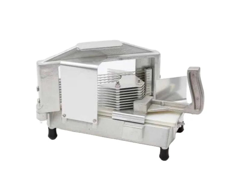 high quality commercial aluminum manual tomato slicer lemon slicer with stainless steel blade