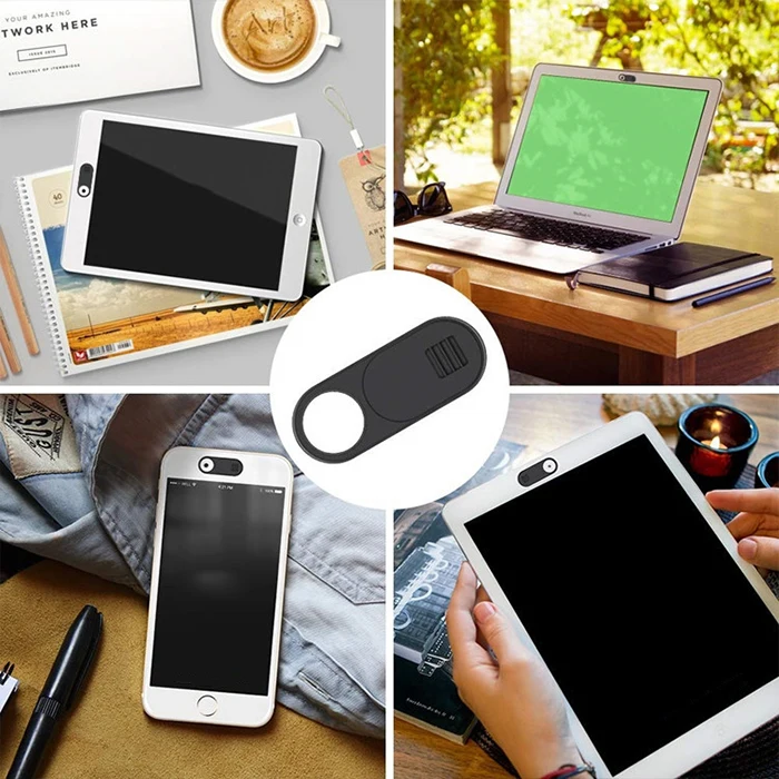 ABS Small Custom Logo Camera Privacy Protection Webcam Covers for Laptop Phone
