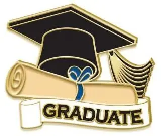 2022 Graduate Graduation Cap Gold Custom Pin Badge Metal Enamel Lapel Pin