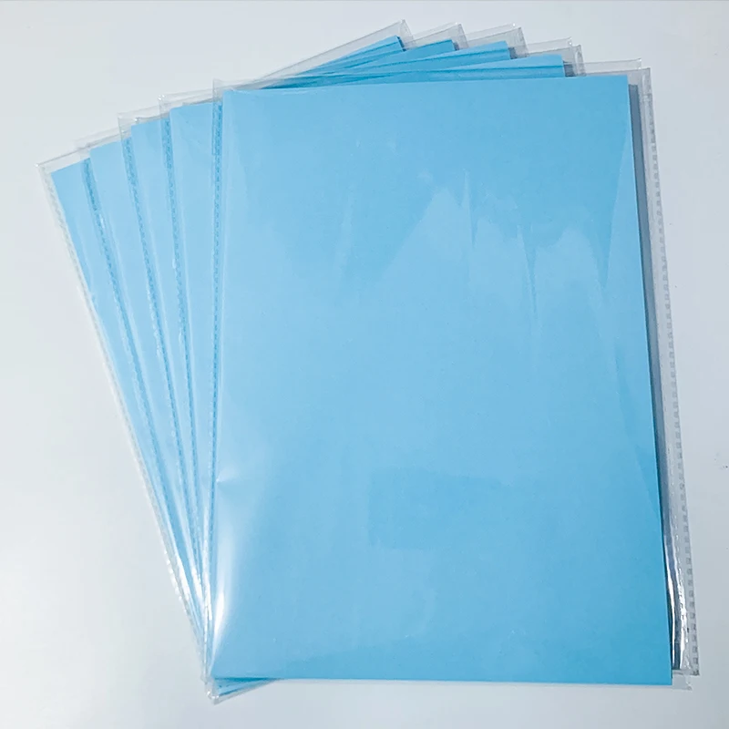 Blue Backing Water Transfer Paper Inkjet Printed for DIY White Decals Premium Clear Waterslide Decal Transfer Paper For Ceramics