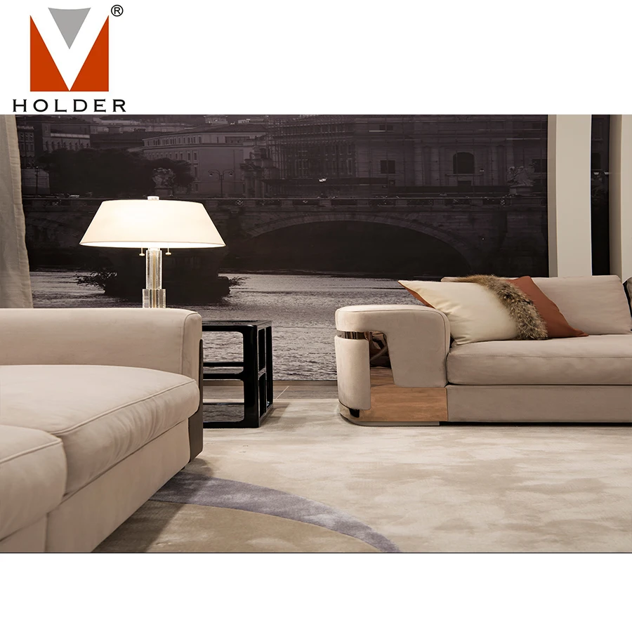 WS-02 High quality custom furniture supplier fabric modern design living room sofas set