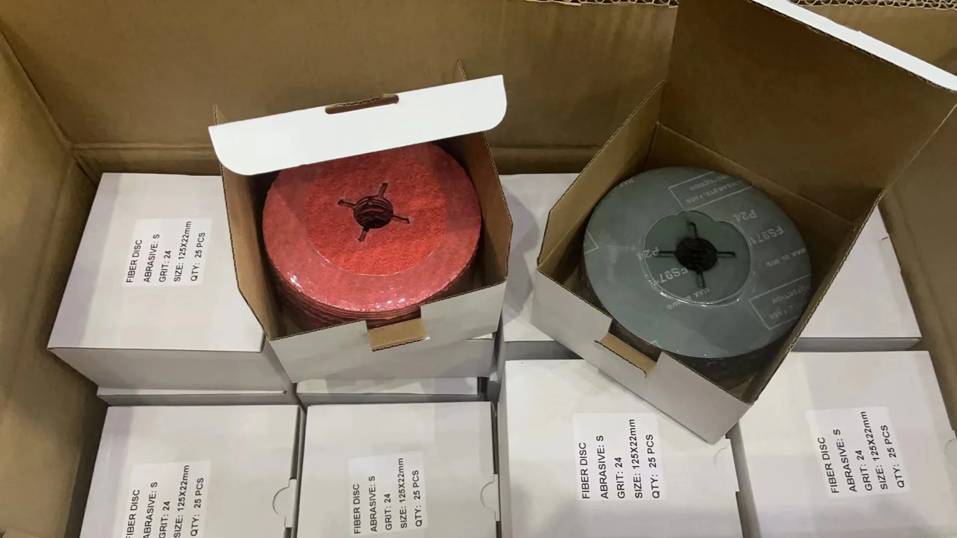 High Durability Abrasive Disc 4inch Ceramic Fiber Disc Alox  Grinding Disc for Metal Polishing