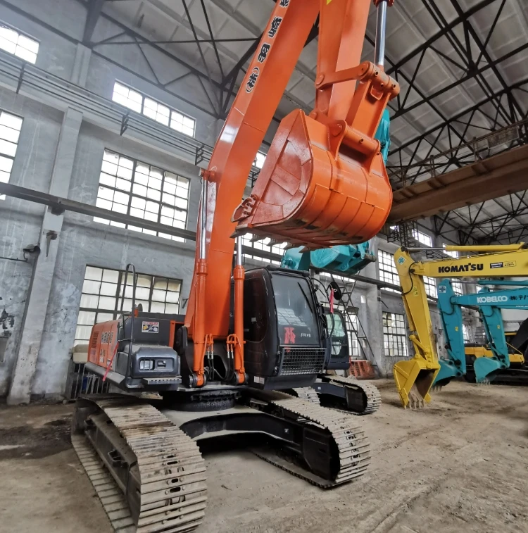 Эксплуаторный гидравлический экскаватор Hitachi ZX240 из Японии поставщик двигателя Mitsubishi распродажа основные компоненты насоса моторная Шестерня PLC
