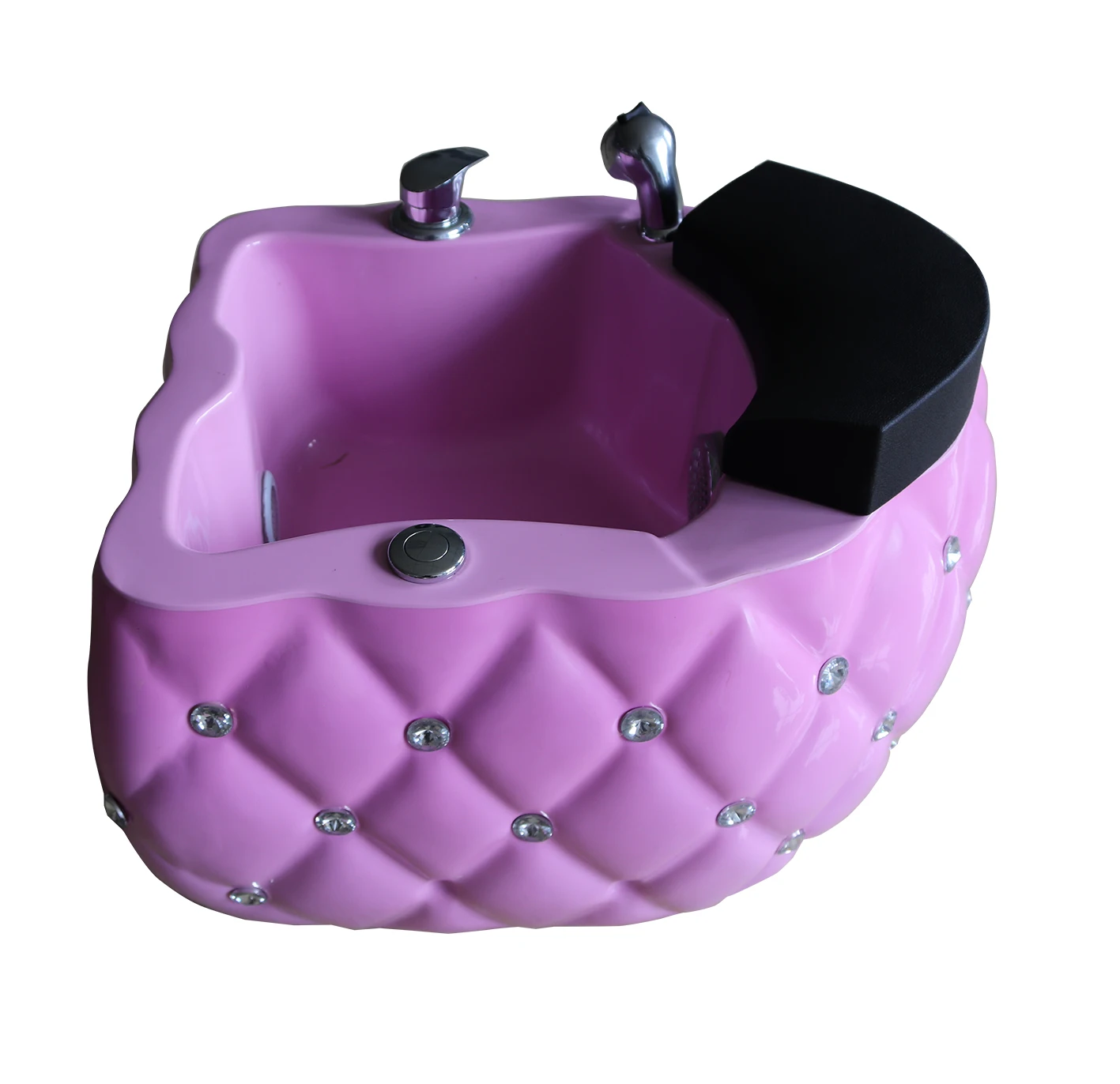 Acrylic Pedicure Foot Soak Basin Whirlpool Flow Foot SPA Bath