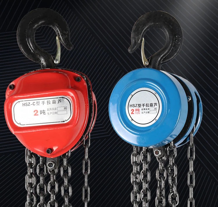 1 ton 2 ton 3 ton  lifting manual hoist 5ton heavy duty chain pulley block 3 ton 20ton small chain hoist
