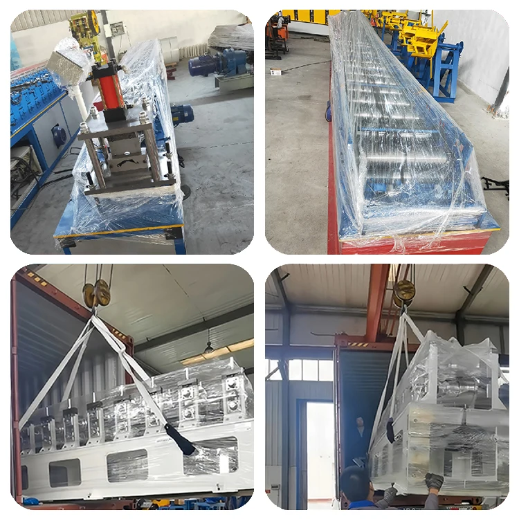 hydraulic galvanized roller shutter door machine production line / cold roll forming machine