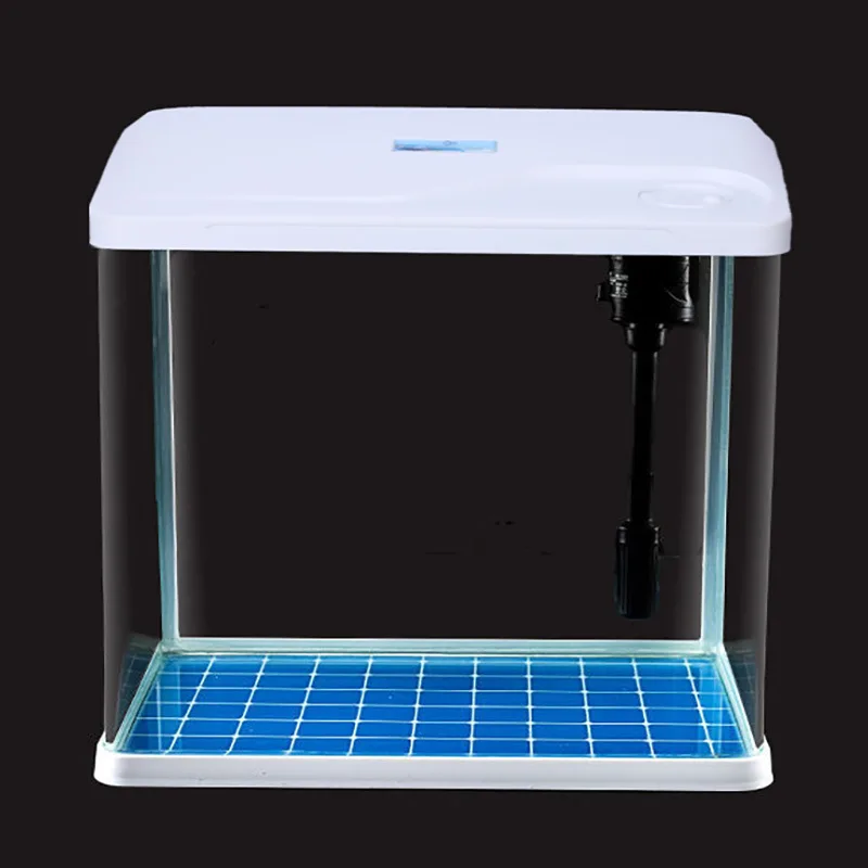 Fish tank office living room glass small fish tank mini aquarium table fish tank