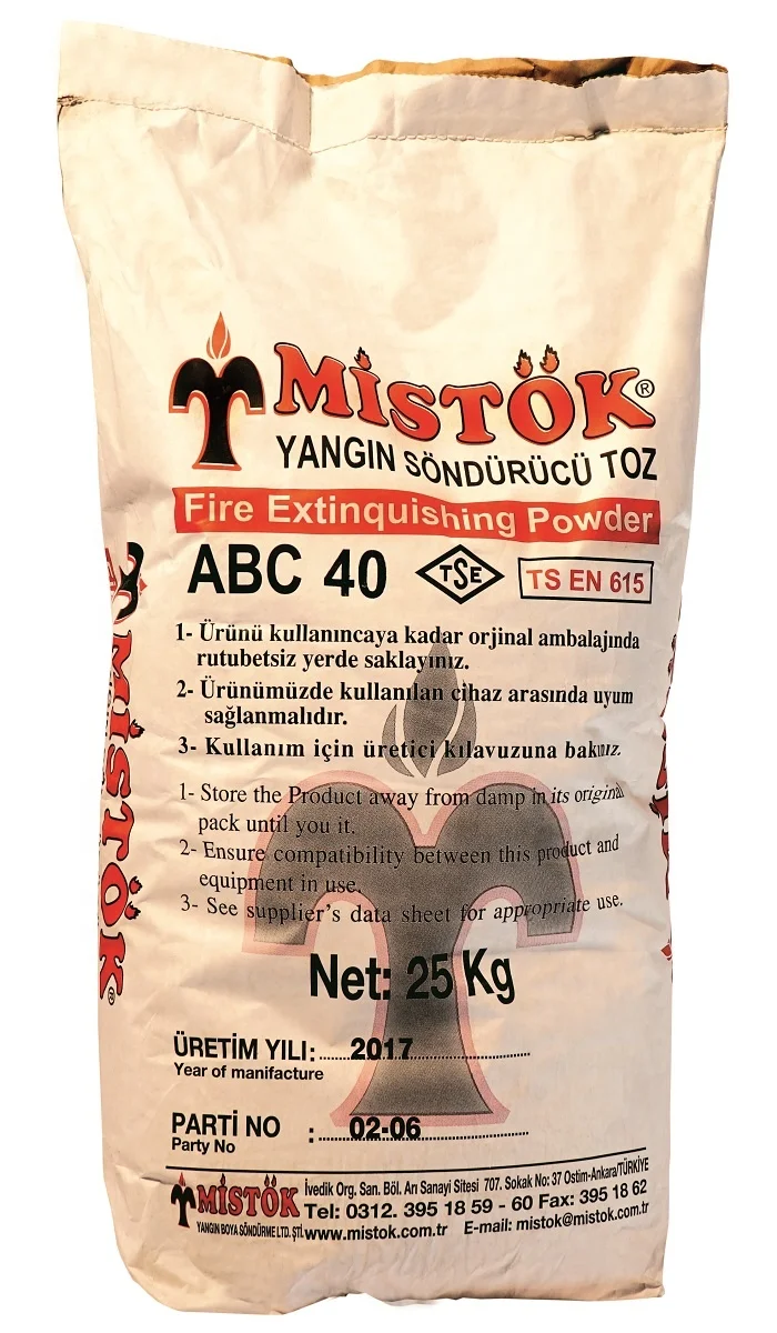 
DIRECT FACTORY PRICE FIRE EXTINGUISHER POWDER MAP B-01 B-02 Abc Dry Chemical Powder For Fire Extinguisher 