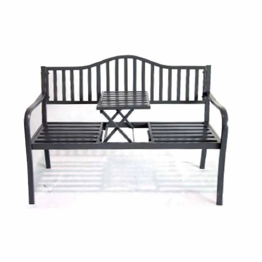 Чугунная садовая скамейка с рамой современный стул подлокотником алюминиевая мебель для патио