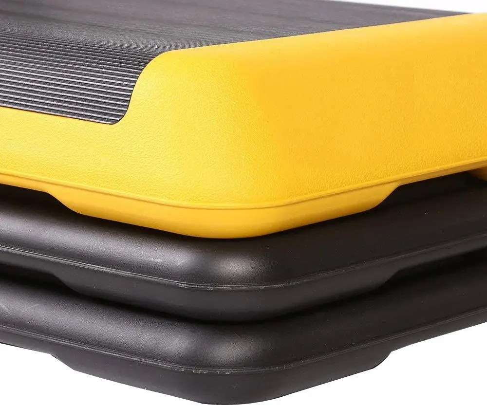 43' 110CM  Adjustable Sports Exercise Aerobic Step Non-Stick & Non-Slip Surface Platforms Fitness Exercise Stepper