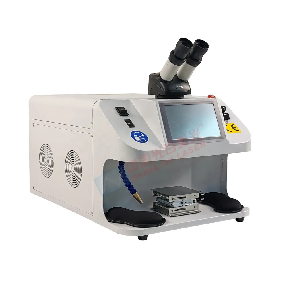 Laser spot YAG welding machine 100W jewelry welding machine Gold Silver Platinum soldering machine